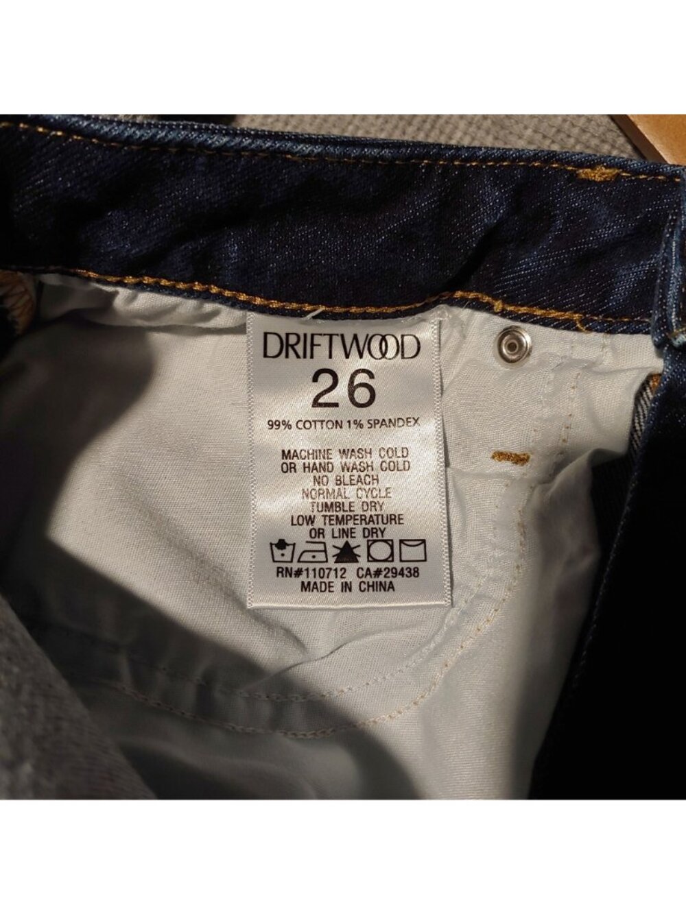 Driftwood Amie Wideleg Culotte Crop Embroidered Denim Jeans Cottage Boho Y2k 26 - Picture 8 of 10